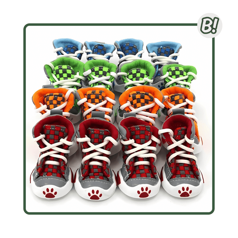 Patinhas Turbo – Kit com 4 Botinhas Respiráveis