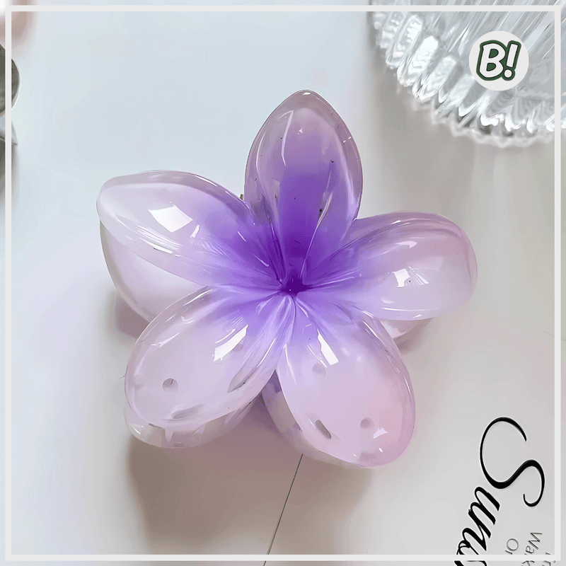Flor de Encanto – Presilha Floral Havaiana para Cabelos