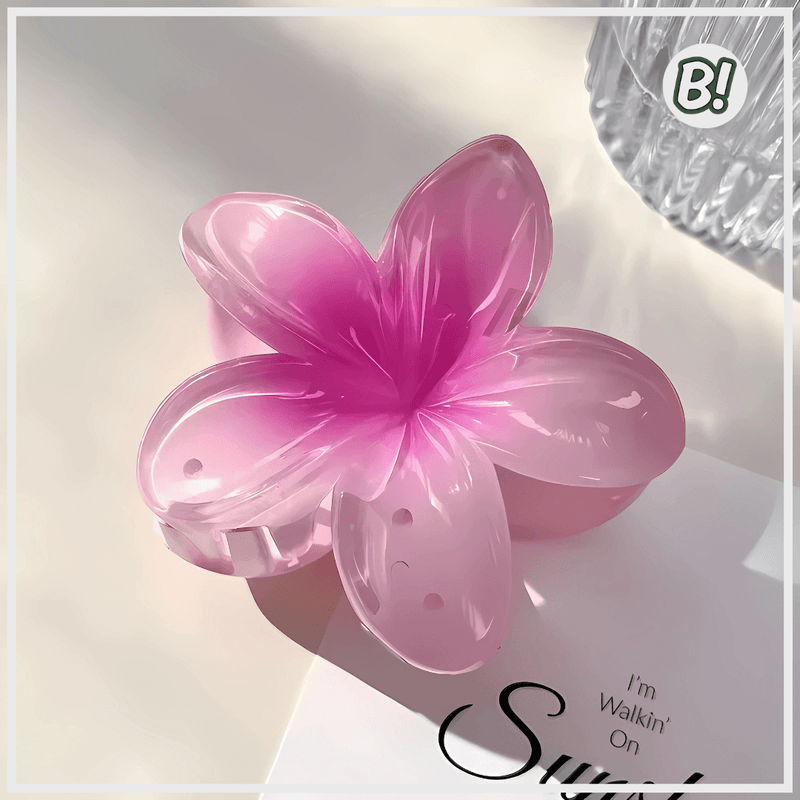 Flor de Encanto – Presilha Floral Havaiana para Cabelos