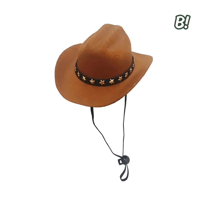 ChaPet – Chapéu Cowboy Ajustável para Pets Estilosos