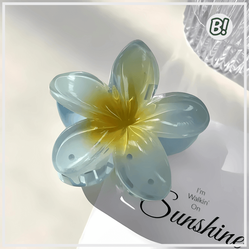 Flor de Encanto – Presilha Floral Havaiana para Cabelos