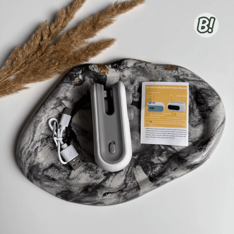 SelarX – Mini Seladora Portátil e Recarregável