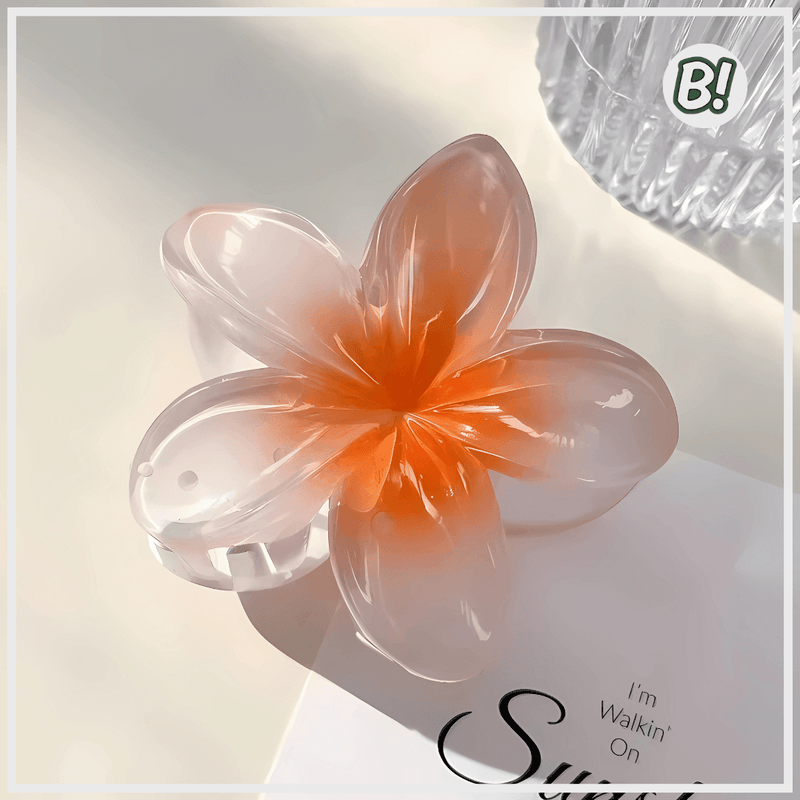 Flor de Encanto – Presilha Floral Havaiana para Cabelos