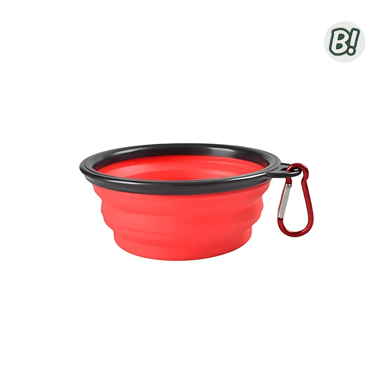 Comedouro Portátil de Silicone para Pets – 350 ml