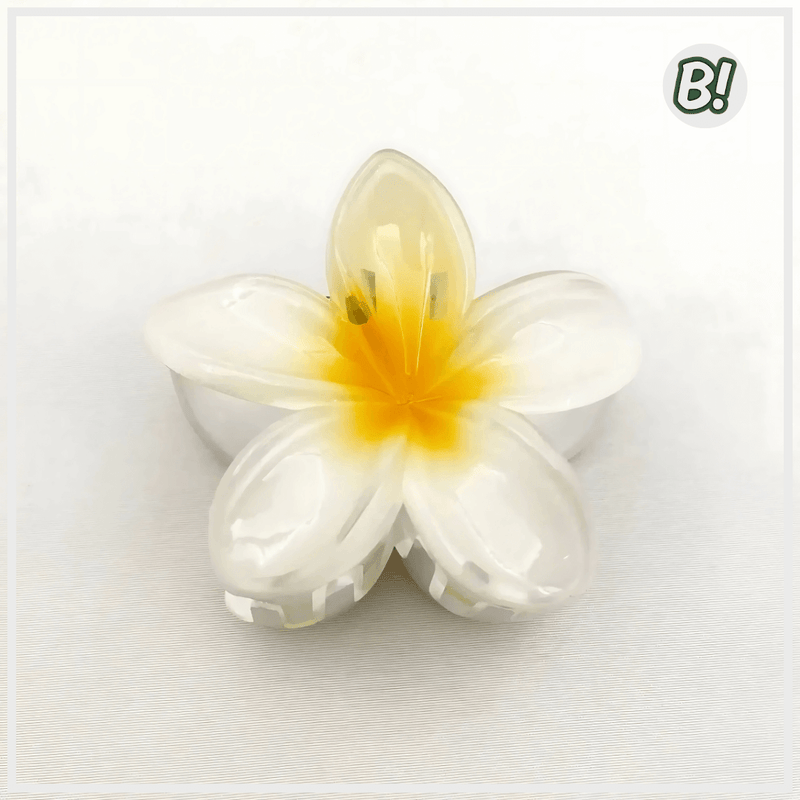 Flor de Encanto – Presilha Floral Havaiana para Cabelos