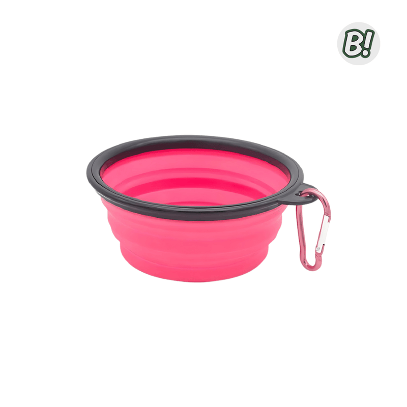 Comedouro Portátil de Silicone para Pets – 350 ml