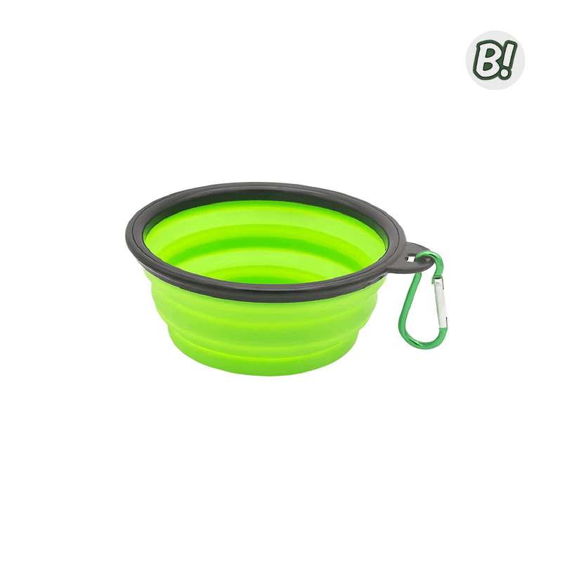 Comedouro Portátil de Silicone para Pets – 350 ml