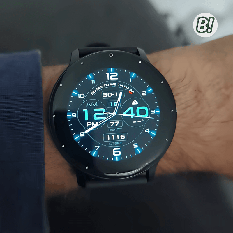Lige ClassicFit – Smart Watch Redondo Com Monitoramento de Saúde