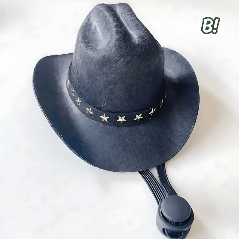 ChaPet – Chapéu Cowboy Ajustável para Pets Estilosos