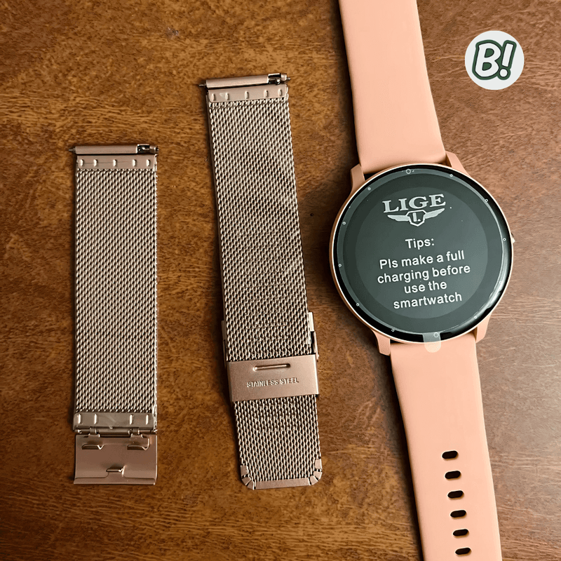 Lige ClassicFit – Smart Watch Redondo Com Monitoramento de Saúde