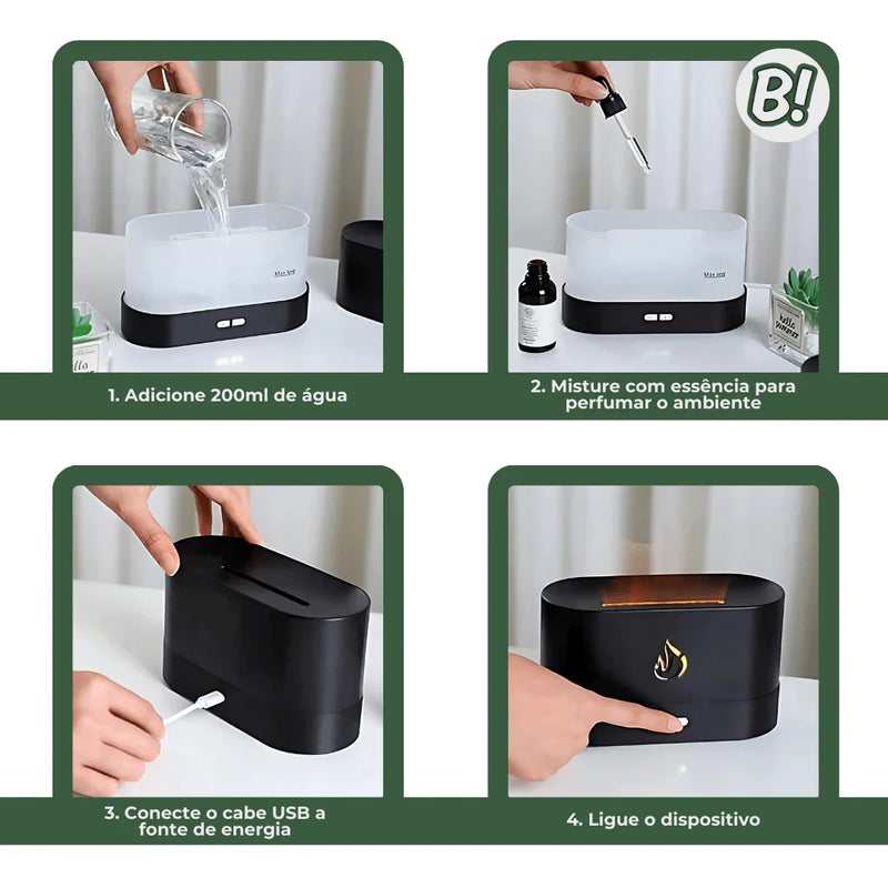 LumiAroma – Difusor de Chamas