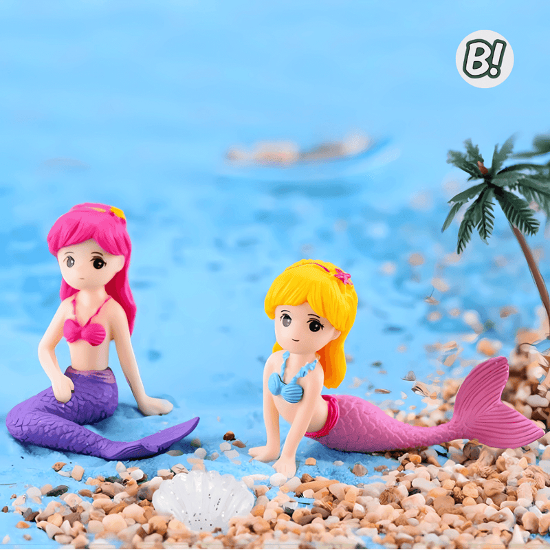 Mermibelas – Mini decoração de sereia para aquários