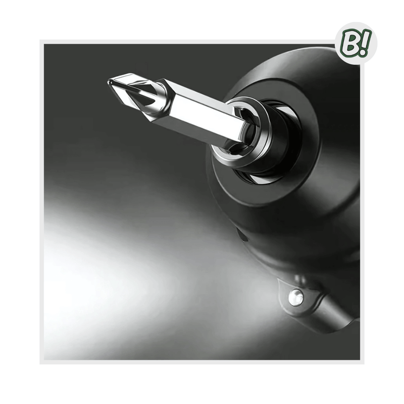 FixTool 360 – Parafusadeira Elétrica Compacta com Kit 47 Peças