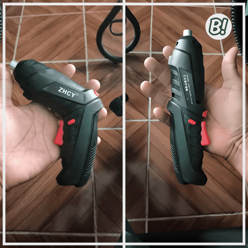 FixTool 360 – Parafusadeira Elétrica Compacta com Kit 47 Peças