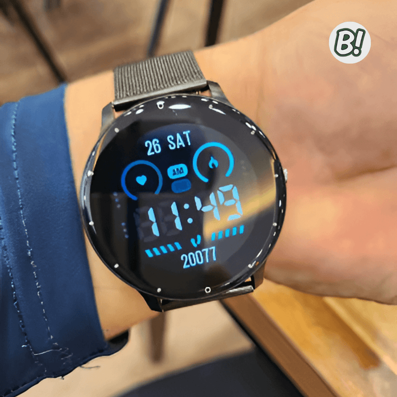 Lige ClassicFit – Smart Watch Redondo Com Monitoramento de Saúde