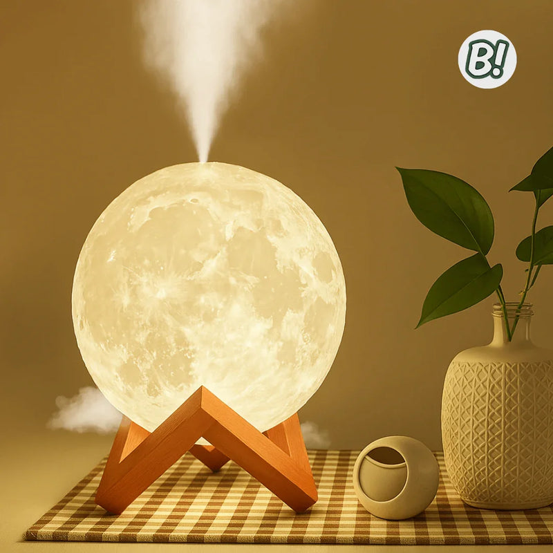 Lunea – Umidificador & Luz Lunar 3D