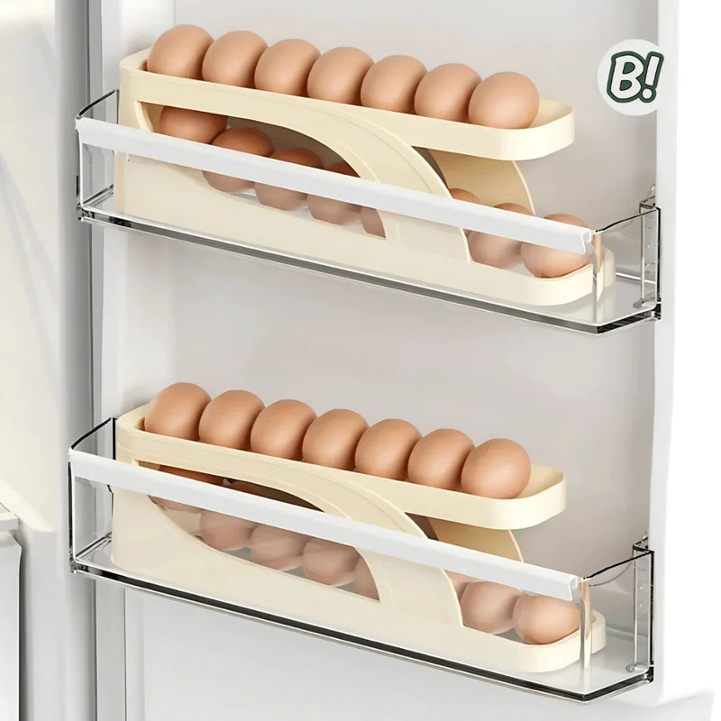 Ovomático – Porta-Ovos Inclinado com Deslizamento Automático