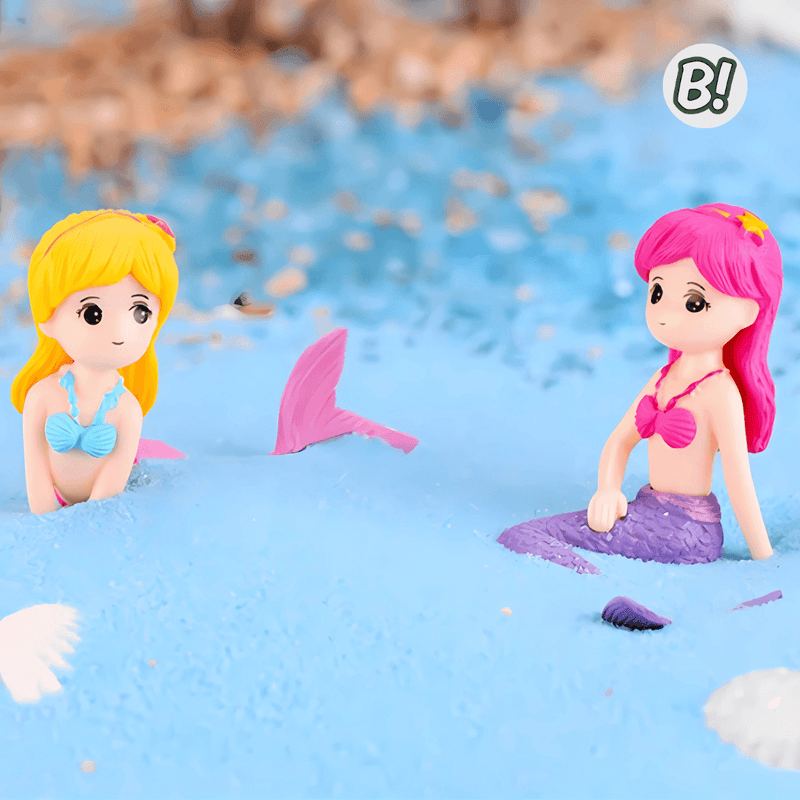 Mermibelas – Mini decoração de sereia para aquários
