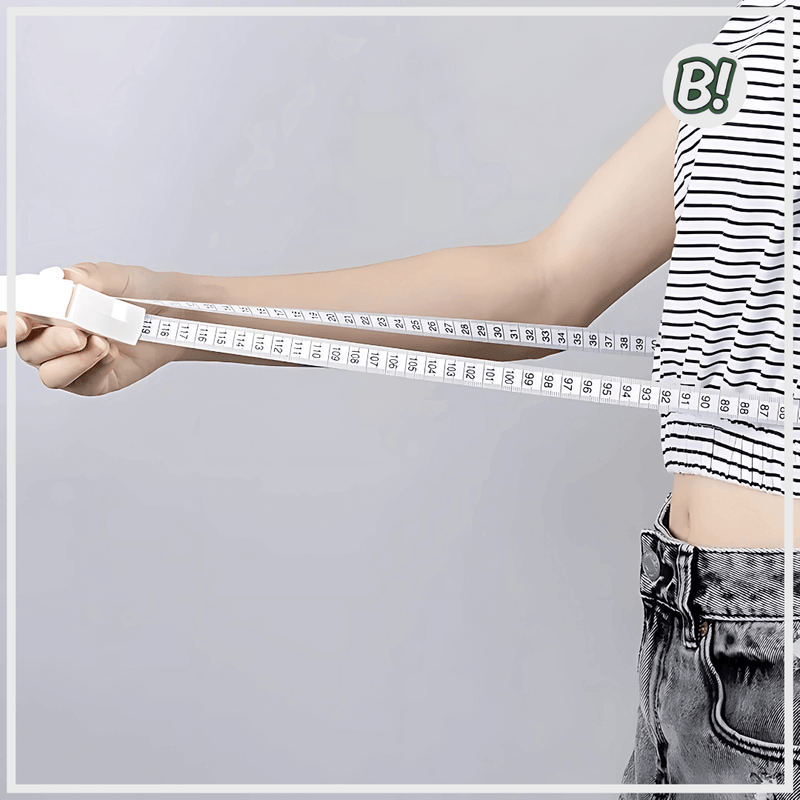 FitLine Pro – Fita Corporal para Medição de Circunferência com Trava Automática