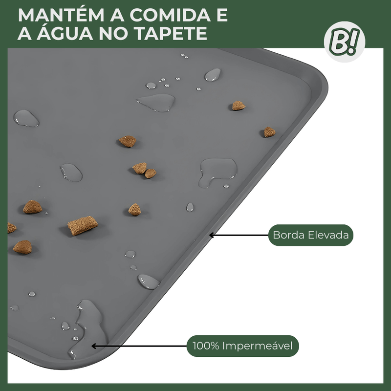PeTap – Tapete de Silicone para Comedouro de Pets