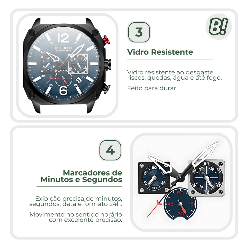 Relógio Curren Nuvoro
