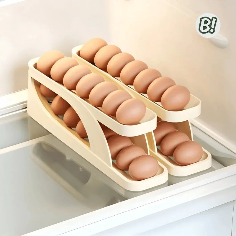 Ovomático – Porta-Ovos Inclinado com Deslizamento Automático