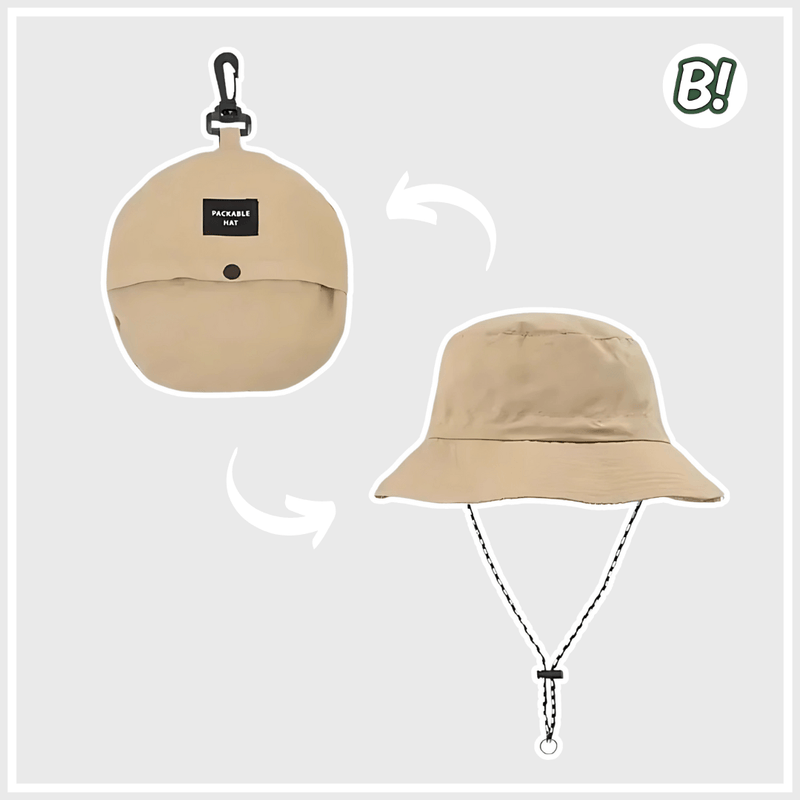 Chapéu Pescador – Chapéu Dobrável e Impermeável