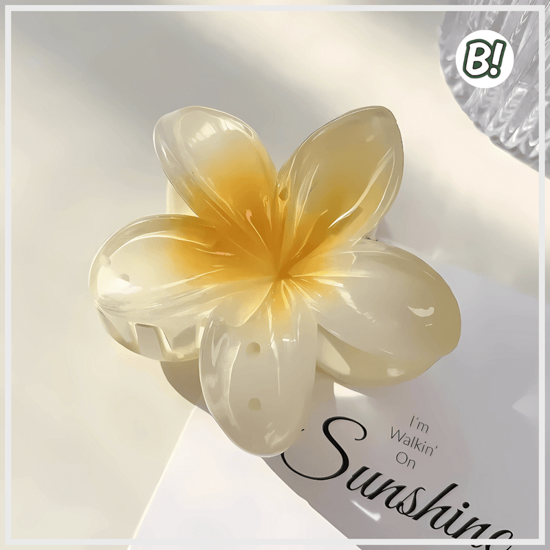 Flor de Encanto – Presilha Floral Havaiana para Cabelos