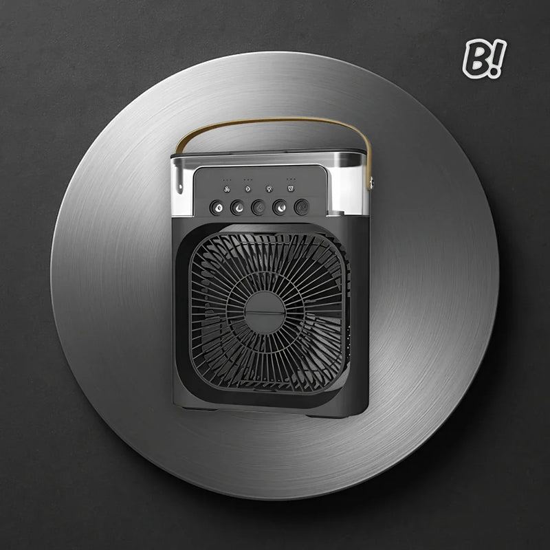 ClimaLeve – Ventilador Portátil com Névoa e LED