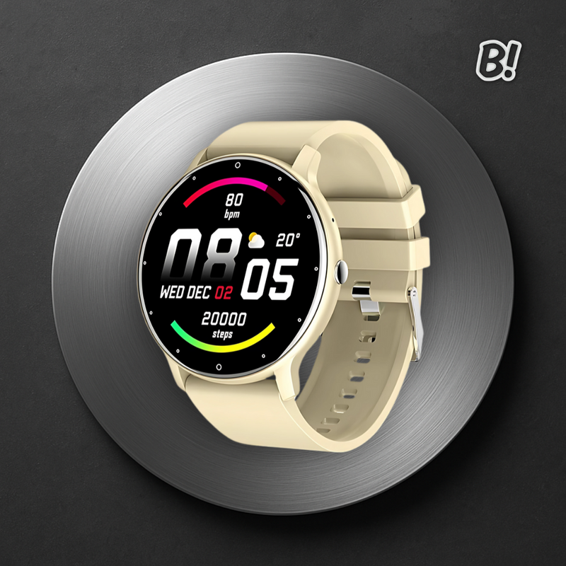 Lige ClassicFit – Smart Watch Redondo Com Monitoramento de Saúde