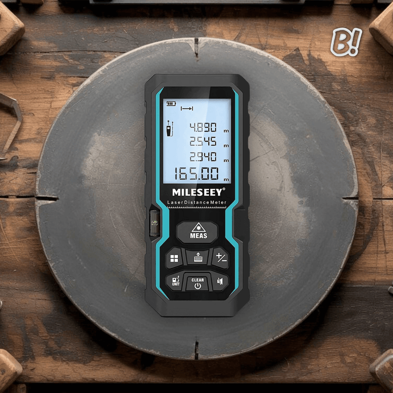 Trena Mileseey S6 – Trena a Laser Digital de Alta Precisão