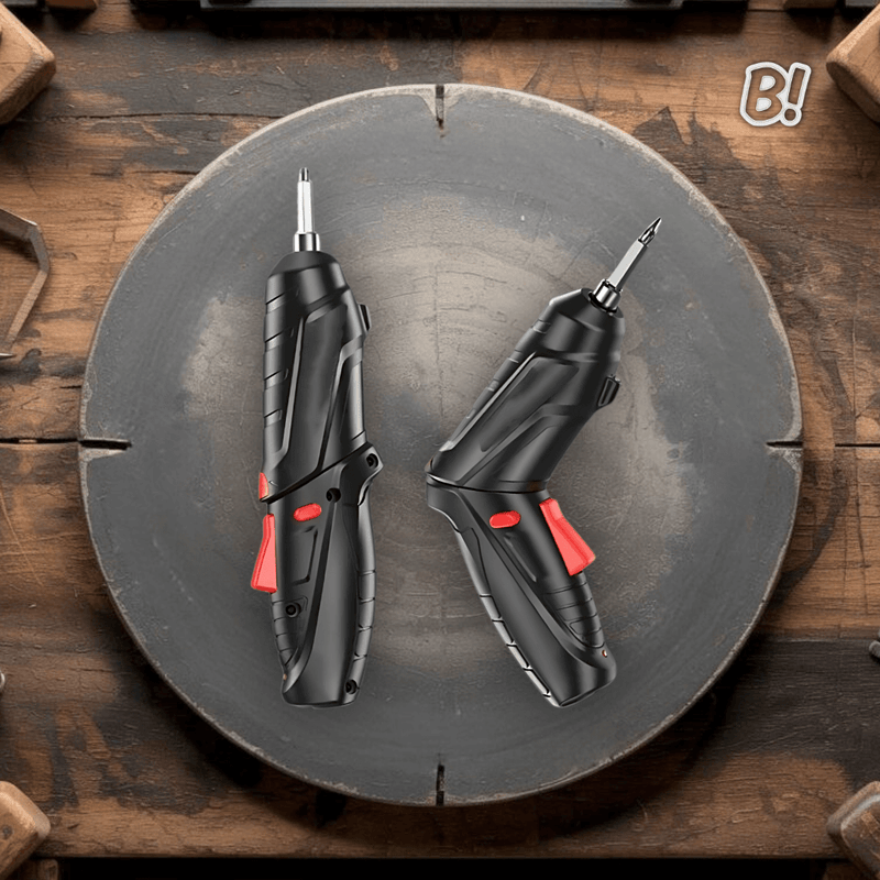 FixTool 360 – Parafusadeira Elétrica Compacta com Kit 47 Peças